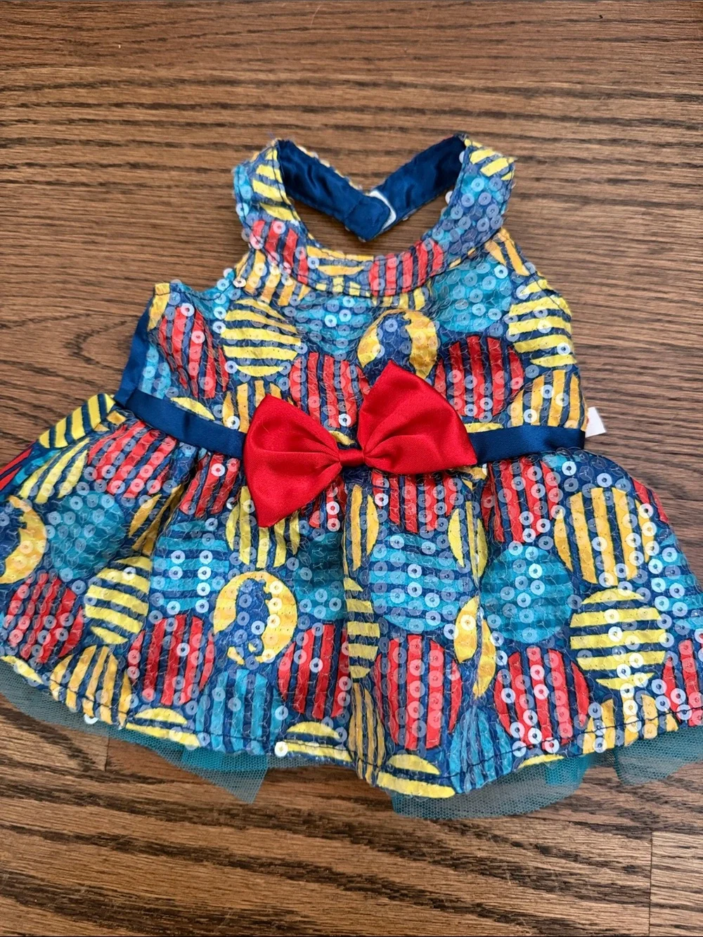Build a bear workshop Disney lion king halter top sequin dress for bears